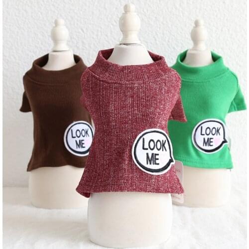 Classic Warm Dog Clothes Puppy Pet Cat Clothes Sweater Jacket Coat Winter Fashion Soft For Small Dogs Chihuahua Teddy