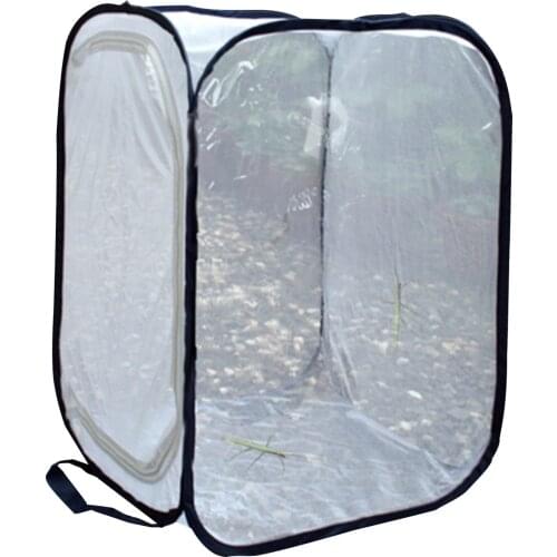 Insect Cage Catcher Folding Butterfly Plant Seedling Incubator Mantis Light Transmission Enclosure Net Cloth Breeding Habitat