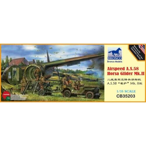 BRONCO CB35203 1/35 Airspeed A.S.58 Horsa Glider Mk.II - Scale Model Kit