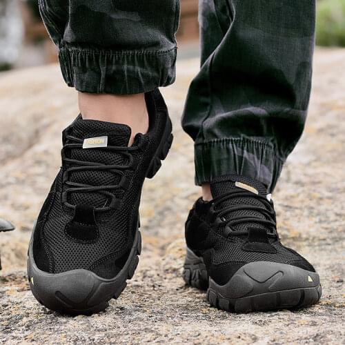 Men Autumn Winter Boots Tactical Military Special Force Waterproof Sneakers Desert Work Shoes Mens Combat Army Ankle Boot
