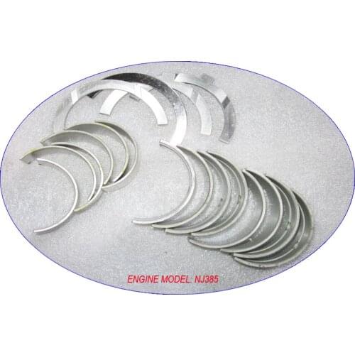 The set of main bearing, rod bearing and thrust rings (standard ) for Fengshou Lenar tractotr with engine NJ385, part number