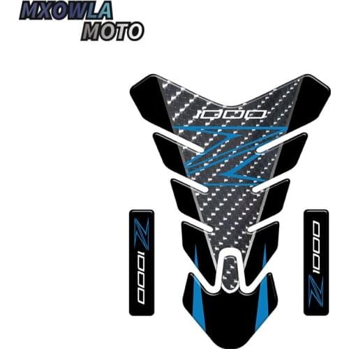 Carbon fiber Motorcycle Sticker Decals Logo Tank Sticker fit for Z1000 z1000