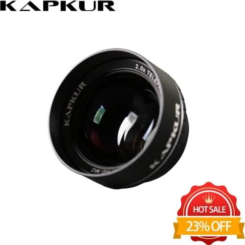 Kapkur phone lens , clip-on universal lens , 2.0X HD 4K telephoto lens for Xiaomi , Sumsung and other series smartphone