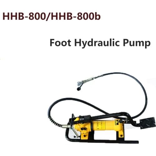 One-Way Hydraulic Foot Pump HHB One-Way Hydraulic Foot Pump Foot-Operated High-Pressure Foot Maximum Working Pressure 700BAR