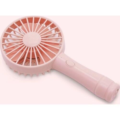 Electric USB Rechargeable Handheld Cooling Fan Portable Water Spray Mist Fan Office Quiet Collapsible Desk Fans