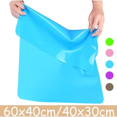 Silicone Waterproof Placemat Non-Slip Heat Insulation Table Mat for Kitchen Dinner Washable Tableware Pad Kitchen Accessories