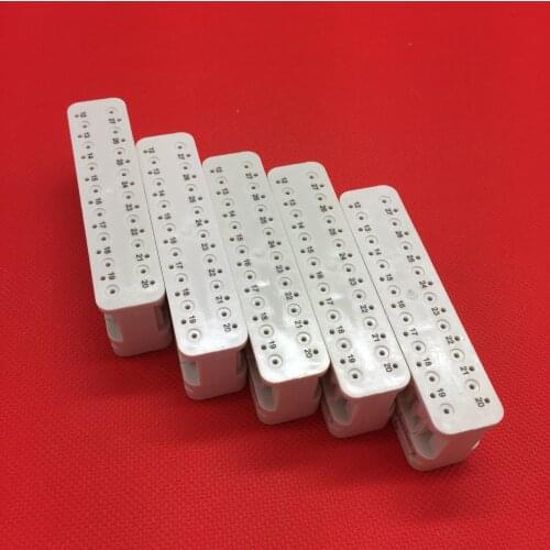 Dental Lab Autoclave Disinfection Box/Case for Endodontic Reamers with Ruler