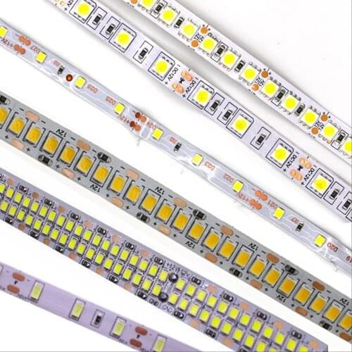 5M SMD 5054 2835 5630 5050 RGB Led Strip Tape light DC 12V 60/120/240/480Leds/m TV Bedroom String Decor Neon wall ceiling lamp