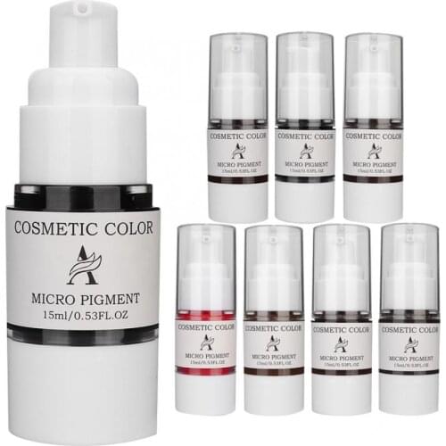 Tattoo Ink Plant Extracts Microblading Long Lasting Lip Eyebrow Tattoo Pigment Ink Tool Permanent Makeup Pigments s