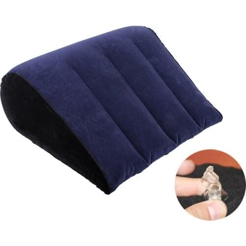 Triangle Inflatable Pillow for Couples Adult Game Inflatable Magic Wedge Pillow Triangle Cushion