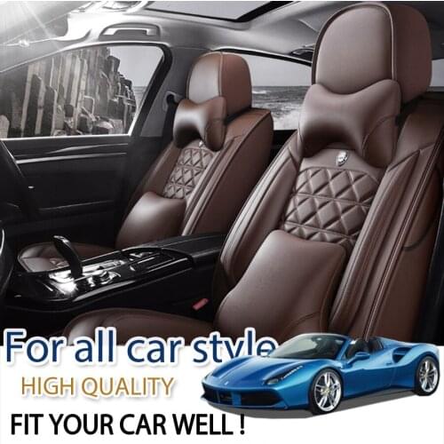 Leather universal auto seat covers for Chrysler all models Cruiser Grand Voyager PT 300 300c auto styling accessories