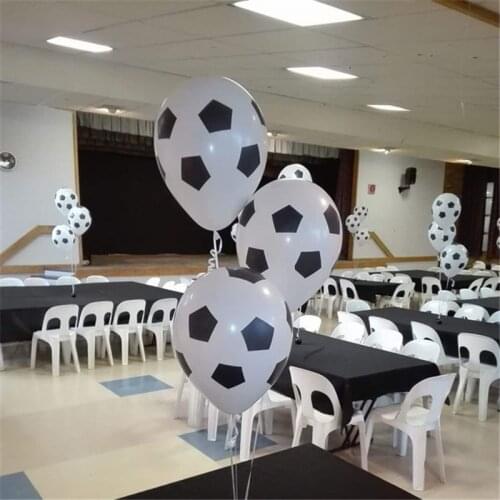 20pcs 12 inch Thicken Soccer Balls Football Latex Balloons Birthday Party Decoration Kids Childrens Toys Football Theme Party