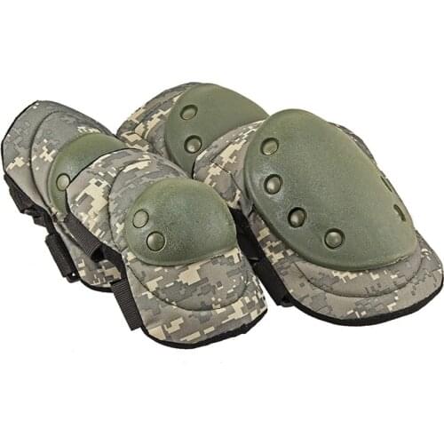 Outdoor sports protective gear tactical Kneepad Four set ACU