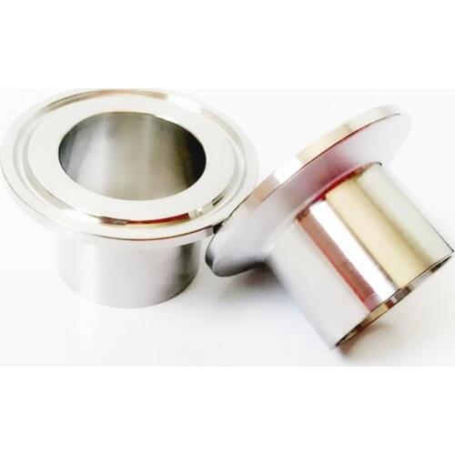 38mm 1-1/2" Pipe OD 1.5" Tri Clamp 28.6mm Height SUS 304 Stainless Sanitary Auto Butt Weld Ferrule Fitting Home Brewing Beer