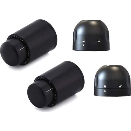 4 Pieces Vacuum Wine Bottles Stopper Keep Fresh Leak-Proof Champagne Stopper Reusable Wine Bottle Stoppers for Wines,Etc