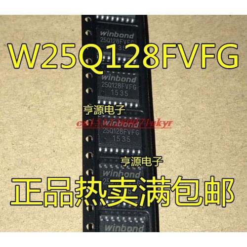 5pcs W25Q128FVFIG W25Q128 W25Q128FVFG SOP16