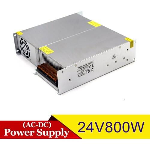 800W Switching Power Supply Unit DC24V 33A Power Adapter AC 110V AC220V to Dc 24V SMPS For Lighting CCTV Stepper Motor