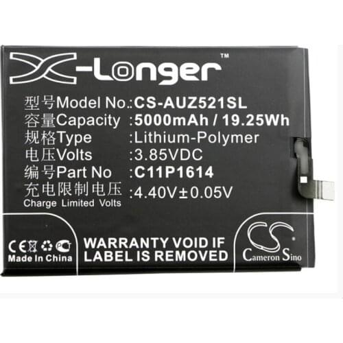 Cameron Sino 5000mAh battery for ASUS ZC521TL ZenFone 3s Max Dual SIM TD-LTE IN ZenFone Pegasus 3S Dual SIM TD-LTE