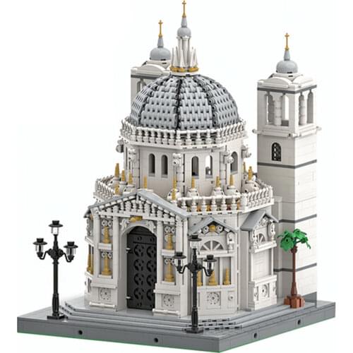 Authorized 4064Pcs MOC-79460 Santa Maria Della Salute Bricks Model Kit Building Block Toys (Licensed and Designed by Cvanhulle)