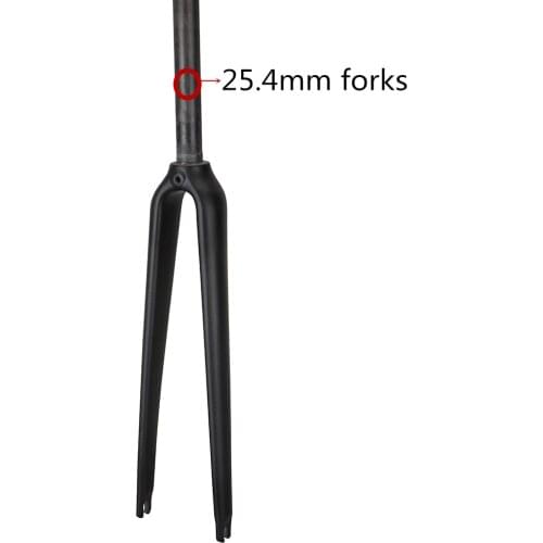 Chegada nova 700C Estrada da bicicleta 3K carbono completa garfos de fibra de moto Artes Fixas de carbon garfos garfos