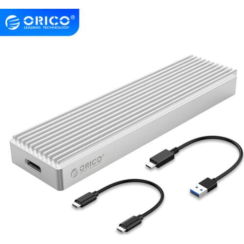 ORICO M2 NVMe Case 10Gbps M.2 to USB Type C 3.1 SSD Adapter for NVME PCIE M-key SSD Disk Box Aluminum Alloy M.2 SSD Case