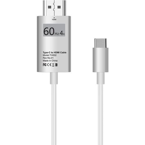 USB 3.1 2M Type C To HDTV converter Cable Usb C To HDMI-compatible 4K Adapter Cable for MacBook Samsung Galaxy S9/Note 9 Huawei