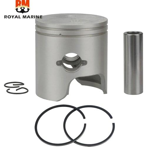 Piston Kit Std With Rings Replace for Yamaha Outboard Engine 40HP 50HP 6H4-11631 6H4-11631-01 67MM