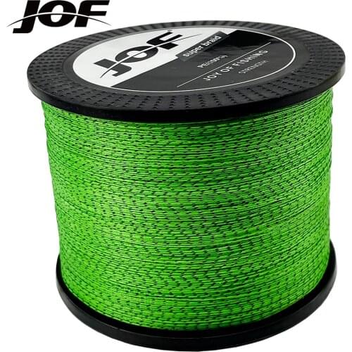 JOF X8 1000M 500M 300M Braided Fishing Lines 8 Weaves 18-96LB Smoother Spot PE Multifilament Line for Sea Fishing