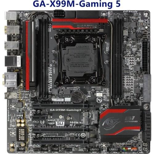 For gigabyte GA-X99M-Gaming 5 Original Used Desktop Motherboard X99M-Gaming 5 X99 LGA 2011-V3 DDR4 SATA 3 USB3.0 ATX