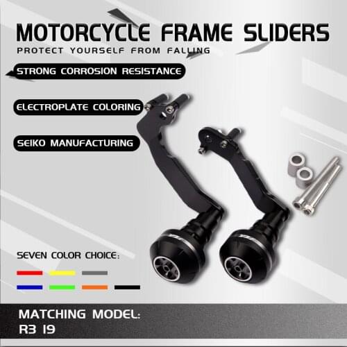 Motorcycle YZF R3 2019 2020 Frame Falling Crash Pads Engine Case Sliders Protector Moto Parts For YZF-R3 YZFR3 YZF R 3