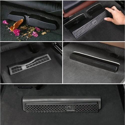 For Audi A3 A4 A5 A6 A7 Under Seat Floor Rear AC Heater Air Conditioner Duct Vent Cover Grille Outlet Cover Trim