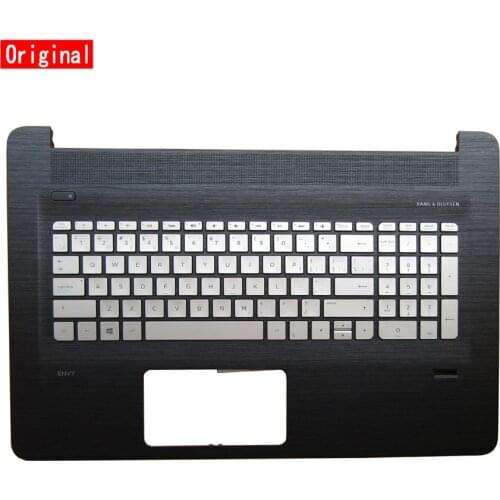 NEW FOR HP for ENVY 17-N 17T-N M7-N LAPTOP PALMREST keyboard cover 813678-001 Gray 813678-DB1 Backlight