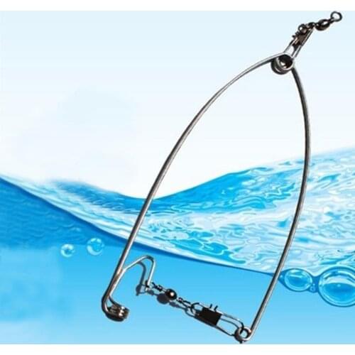 Steel Automatic Fishing Hook Ejection Catapult Spring Full Speed Universal Lazy Person All The Water of The Fish Hooks
