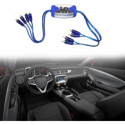 Universal Noise Sound Eliminator 4 Channel RCA Ground Loop Isolator Noise Filters For Car