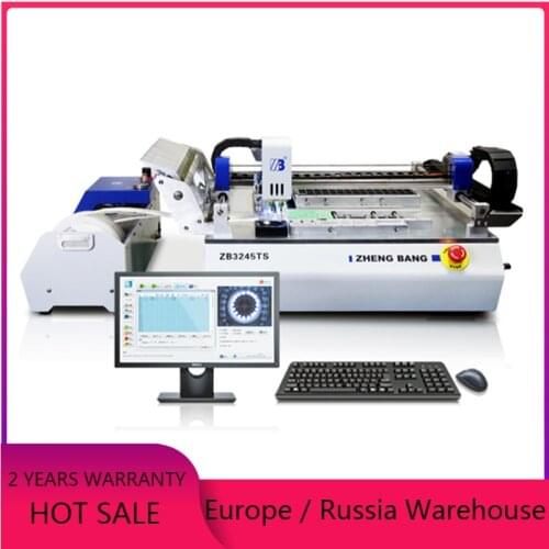 Pick Place Chip Mounter with Camera 320*450mm Mounting Machine ZB3245TS