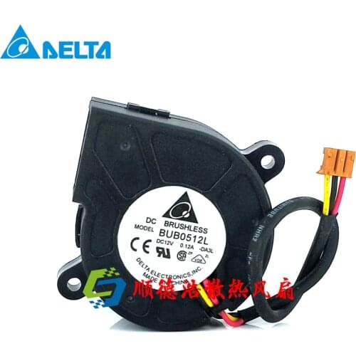 Genuine new for delta BUB0512L 12V 0.12A w1070 w1070+ I700 projector blower 50x50x25mm 3-wire projection fan