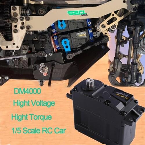 K-power DM4000 54KG/0.11Sec/8.4V High Voltage DC Digital Full Metal waterproof RC Servo for LOSI 5T Servo for LOSI Desert Buggy