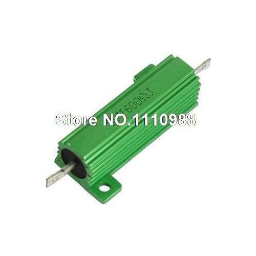 50W Watt 600 Ohm Chassis Mounted Housed Resistor Green