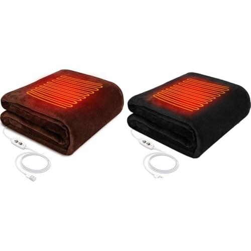 Winter Electric Blanket USB Heated Shawl Shoulder Neck Mobile Heating Shawl 5V Winter Home Warmer Health Care Heating Shawl