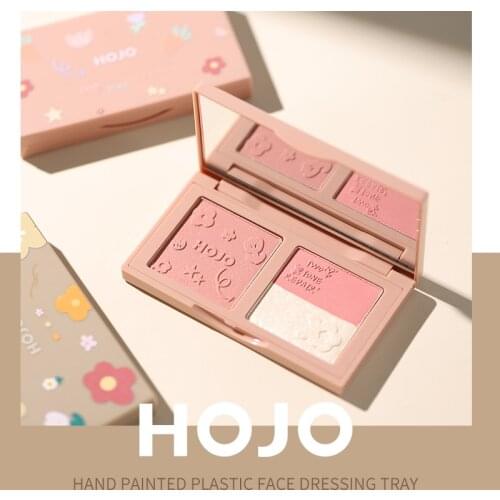 3 Colors Contouring Highlighter Palette Bronzer Trimming Plate GlitterThree-dimensional Blush Brow Powder Natural Makeup TSLM1