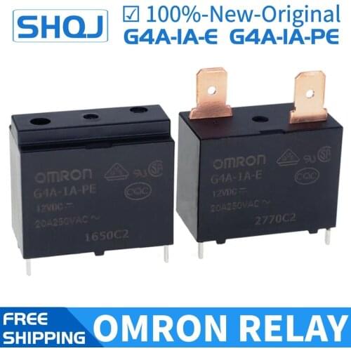 OMRON RELAY G4A-1A-E 12VDC G4A-1A-PE 12VDC Brand new and original relay