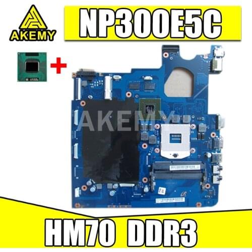 AKemy Laptop motherboard for Samsung NP300E5C PC Mainboard BA92-11483A BA41-02097A HM70 full tesed DDR3