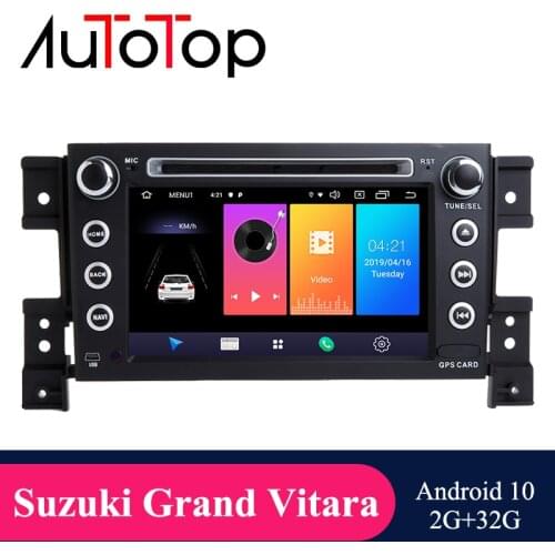AUTOTOP 2 Din Android Car Radio Multimedia Video Player For Suzuki Grand Vitara 3 2005-2015 Navigation GPS Head Unit Autoradio
