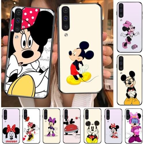 Minnie Mouse Car Phone cover hull For SamSung Galaxy S8 S9 S10E S20 S21 S5 S30 Plus S20 fe 5G Lite Ultra black soft case