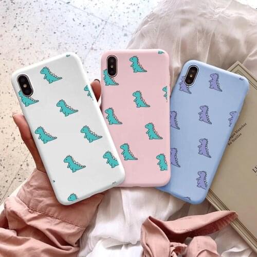For Samsung Galaxy A21S A30 A31 A40 A41 A50 A51 A70 A71 A10 A11 A20 A20E A20S A91 S9 S10 S20 FE S21 Plus Ultra Dinosaur TPU Case
