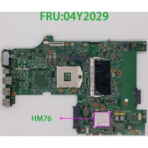 FRU:04Y2029 s989 HM76 for Lenovo ThinkPad L530 Laptop PC NoteBook Motherboard Mainboard Tested