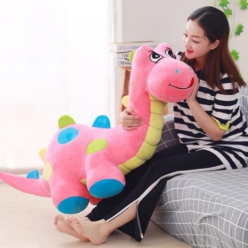 30-130cm Dinosaur Plush toy Lifelike Earthquake dragon tanystropheus Rex Dolls Soft Stuffed Animals Kids Boys Birthday Gifts