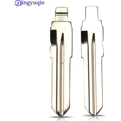 Jingyuqin #60 Metal Uncut Flip KD Remote Key Blade Type For Fiat Punto Stilo Seicento NO. 60 Key Blank Fob Replacement