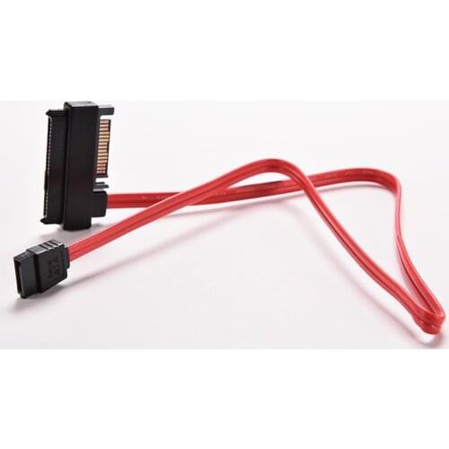 29 Pin SAS SFF-8482 to 7 Pin SATA Style SAS Ports HDD Data Cable+ 15Pin Power Connector PC Computer Accessories