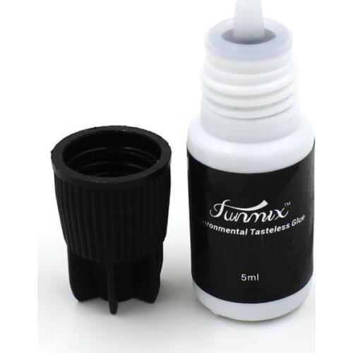 High Quality 5ML Black Individual Eyelash Glue Long Lasting 40days Eyelashes Extension Glues For Lashes Odor Free No Stimulation